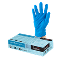 Bastion Nitrile Soft Blue PF Gloves  Small