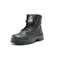 Argyle Zip Boot  Bump CapSteel Toe Cap  Black