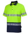 Hi Vis DN Cotton Back SS Segment Tape Polo