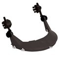 Hard Hat Browguard With Earmuff Attachment Black