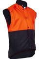 Caution DO Hi Vis Sleeveless Oilskin Vest