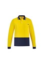 Mens Hi Vis Cotton LS Polo