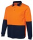 JBs Hi Vis LS Cotton Back Polo