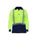 Hi Vis Long Sleeve Inset Polo DayNight