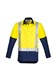 Mens Hi Vis Spliced Industrial LS Shirt  Shoulder Taped